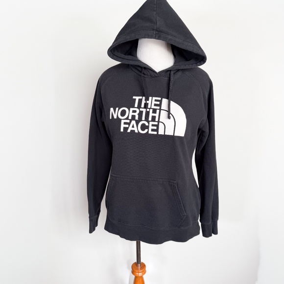 The North Face Women's Large Classic Long Sleeve Black Pullover Hoodie w/ Logo - Picture 3 of 11
